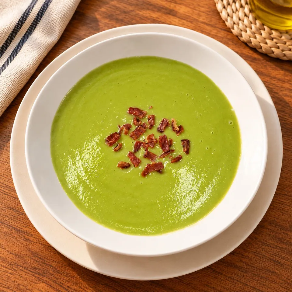 Crema de guisantes