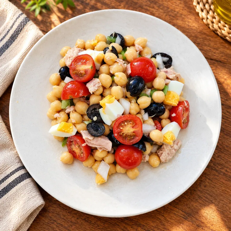 Ensalada de garbanzos