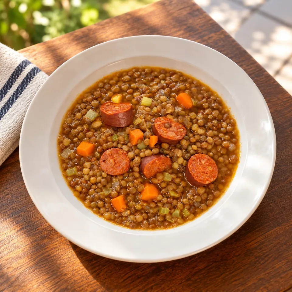 Lentejas con chorizo