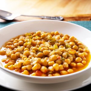 Garbanzos al curry