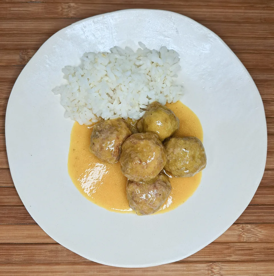 Albóndigas de Ternera con Arroz