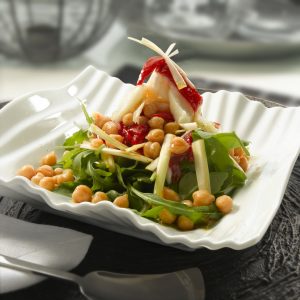 Ensalada de garbanzos y bacalao