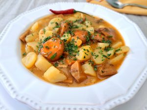 Patatas con níscalos