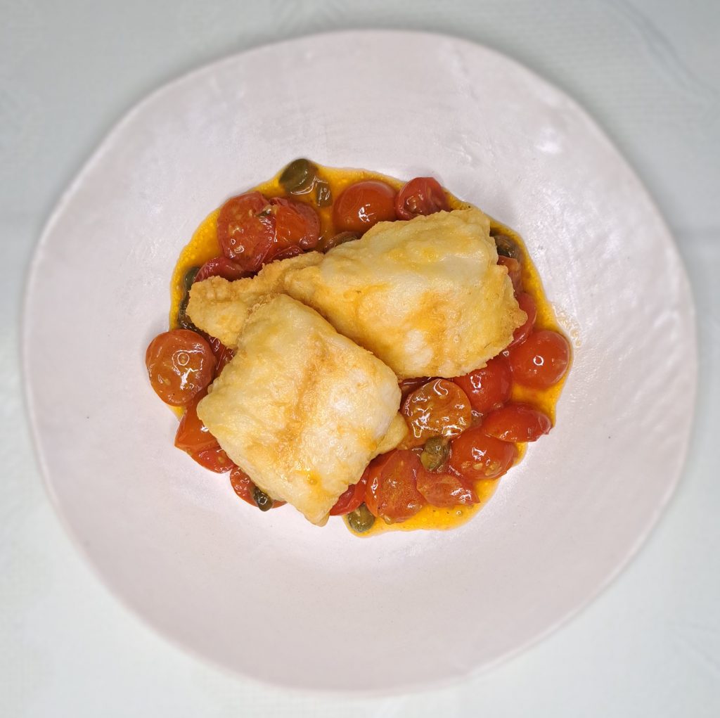 Merluza rebozada. Comida casera a domicilio.