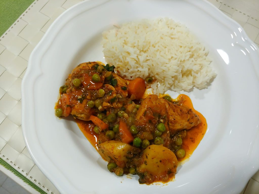 Estofado de ternera. Cocina casera a domicilio